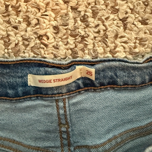 levi's jeans wedgie straight size 24 - Picture 2 of 3
